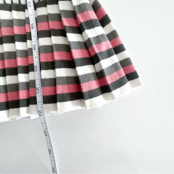 Pennyblack Sweater Peplum Pleated Striped 3/4 Sleeves Women's M - Picture 7 of 7